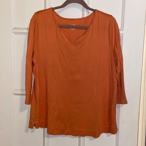 J. Jill 3/4 sleeve t shirt